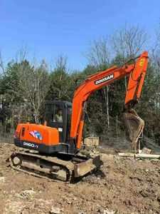 Excavatrice sur chenilles d'occasion Doosan DH60-7 6 tonnes, modèle 2022, faible nombre d'heures, bien entretenue, certifiée CE, moteur et pompe inclus. - Product Image 2