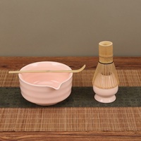 Ensemble de fouets à matcha en bambou naturel faits à la main, fouet à thé vert matcha de style japonais, accessoires pour la préparation du thé