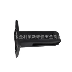 Xin Xiong Jia Stainless Steel Glass <b>Clamp</b> U-Shaped Matte Black For Balcony Stair Railing Fixing Hardware - Product Image 5