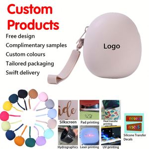 Silicone Zipper Closure Coin Purse <b>Mini</b> Portable <b>Bag</b> for Students and Headphone Storage - Product Image 1