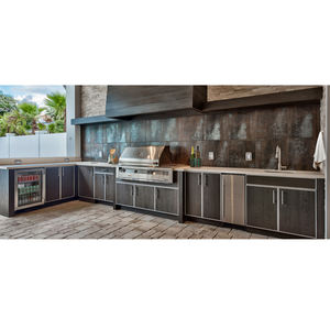 Top Qualità del Design Italiano All Weather Multi funzione Esterna di Alluminio Armadio Da Cucina - Product Image 2