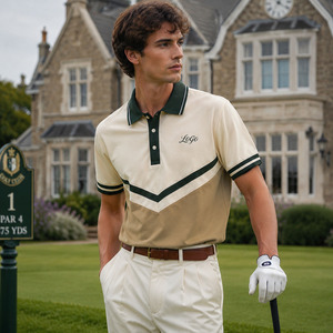 Polos Deportivos Estilo Old Money de Secado Rápido, Transpirables y que Absorben la Humedad, para Hombre, Corte Ajustado, Manga Corta, Personalizables para Golf - Product Image 2