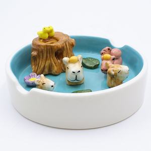 ที่เขี่ยธูปเซรามิกรูปสัตว์น่ารัก คาปิ<span class=keywords><strong>บ</strong></span>าร่าในสระน้ำ สำหรับธูปแ<span class=keywords><strong>บ</strong></span><span class=keywords><strong>บ</strong></span>ไหลย้อนกลั<span class=keywords><strong>บ</strong></span> รูปแ<span class=keywords><strong>บ</strong></span><span class=keywords><strong>บ</strong></span>น้ำตก - Product Image 2