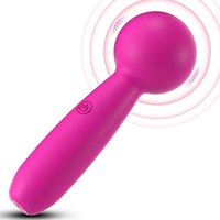 Masseur miniature portable, 10 modes de vibration, étanche IPX6, rechargeable, bâton de massage vibrant en silicone pour la relaxation du corps