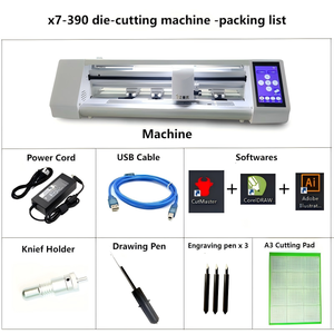 Hoàn toàn tự động kiểm tra cạnh và die-máy cắt Vinyl máy cắt máy cắt decal máy cắt đường viền - Product Image 2