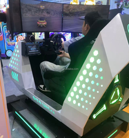 Simulador de Conducción con Plataforma de Movimiento, Soporte para 3 Monitores, Juego Completo Moza, Cabina de Simulación de Carreras