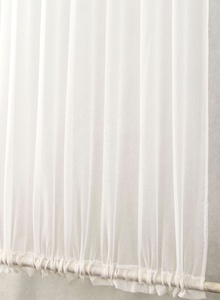 ReadyMade Bán Buôn Pháp Phong Cách Cửa Cửa Sổ Rèm Trắng Voile Sheer Rèm Polyester Rod Pocket Loại Chế Biến - Product Image 5