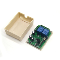Receptor Universal de 12V CC y 433MHz para Puerta de Garaje, Receptor de Radio para Puerta Automática, Luz, Persiana Enrollable, Motor de Bomba
