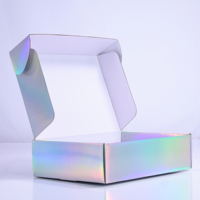 Fourniture directe d'usine emballage cosmétique pliant personnalisé parfum cadeau argent emballage réfléchissant sac en papier et boîte en papier costume