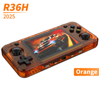 Nouvelle console de jeu portable rétro R36H 2025 avec écran IPS de 3,5 pouces, système Linux, pour PSP PK R36s R36 Max