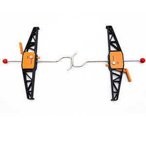 Pince d'échelle, accessoire stabilisateur d'échelle étendu pour gouttière de toit, portée d'aile en aluminium d'échelle/entretoise d'échelle murale - Product Image 4