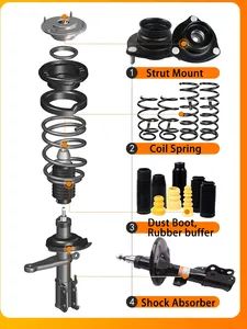 Amortisseur avant arrière de pièces d'auto de rechange de voiture d'EEP pour Toyota Yaris Vitz Vios 334472 334473 343442 339064 339065 343471