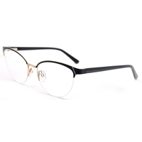 Lunettes de soleil classiques pour femmes, monture complète légère en acier inoxydable, verres PC incassables, style tendance