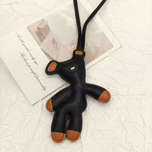 Llavero de Coche de Lujo GHG al por Mayor, Colgante de Alta Calidad, Accesorios para Llavero, Piel Sintética, Osito de Peluche de Dibujos Animados, Mini <span class=keywords><strong>Bolso</strong></span> <span class=keywords><strong>Birkin</strong></span> - Product Image 6