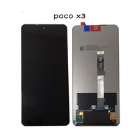 LCD HP Original untuk Poco X3 Pro X3 X3 NFC Redmi Note 9 Pro 5G, Panel Layar Sentuh Pengganti 120hz