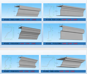 Profils de moulures en GRC architectural pour la décoration des façades extérieures des bâtiments - Product Image 5