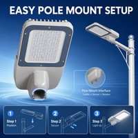 Lampadaire LED haute luminosité pour éclairage public intelligent des villes, autoroutes, ponts, tunnels, zones de stationnement et projets d'ingénierie