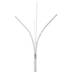 Precio de fábrica: Cable de fibra óptica GJXH para interiores FTTH, cable de bajada FTTH de 1, 2, 4, 6, 8, 12 núcleos GJXH en oferta - Product Image 1