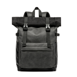 Mochila Deportiva Impermeable de Piel Sintética con Logotipo Personalizado, Bolsa para Portátil para Hombre, Bolsa Escolar, Mochila Moderna para Universidad - Product Image 1