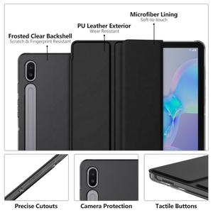 Custodia Smart Trifold Ultra Sottile Premium MoKo con Supporto per Samsung Galaxy <span class=keywords><strong>Tab</strong></span> <span class=keywords><strong>S6</strong></span> 10.5" SM-T860/T865 2019 - Product Image 4