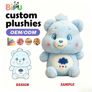 Fabricant d'ours en peluche, ours en peluche multicolores personnalisés, populaires, de style dessin animé, avec rembourrage en coton PP, jouets en peluche OEM, créez votre propre marque - Product Image 3