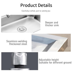 Stazione di lavoro commerciale in acciaio inox per ristoranti, caffetterie, <span class=keywords><strong>bar</strong></span> di bubble tea, banconi per tè al latte, <span class=keywords><strong>attrezzature</strong></span> per cucine e armadietti. - Product Image 3