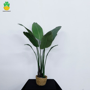 Bán Buôn Nhân Tạo Bonsai Cây Chuối Cây Cho Nội Thất Màu Xanh Lá Cây Trang Trí Sinh Nhật Đảng Văn Phòng Nhà Khách Sạn Trang Trí - Product Image 4