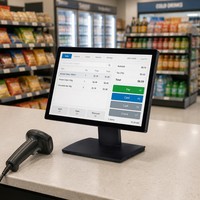 Terminal Punto de Venta de Aluminio de Alta Gama de 18.5 Pulgadas, Directo de Fábrica - Caja Registradora Profesional Todo en Uno para Entornos Comerciales Múltiples