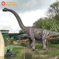 Parc d'attractions Animatronic grandeur nature en plein air dinosaure Ride Statue brachiosaure Robot Costume de Dinosaures pour parc Jurassic