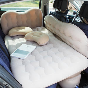 Cama de aire para coche de 135 cm de PVC de doble propósito para SUV, sedán, asiento trasero, cama de viaje con juego de almohadas - Product Image 3