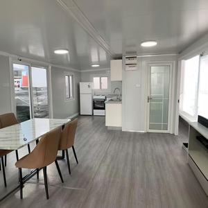 Casa de contenedores expandible de 40 pies, Villa móvil prefabricada para turismo de <span class=keywords><strong>playa</strong></span>, Camping, oficina, proyecto de Hotel, Panel sándwich construido - Product Image 4