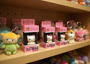 Porte-clés Hello Kitty en plastique 3D, dessin animé, portable, objet de collection, cadeau pour enfants et fans - Product Image 2
