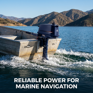 Moteur hors-bord essence 6 CV 2 temps pour bateau <span class=keywords><strong>de</strong></span> <span class=keywords><strong>plaisance</strong></span> et skiff, propulsion supérieure, taille compacte, neuf, vente en gros - Product Image 5
