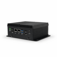 Mini PC Industrial Intel AlderLake-N Core de 4ª a 7ª Generación, 2x LAN Gigabit, Pantalla Dual, COM RS232/422/485, DC 12-19V