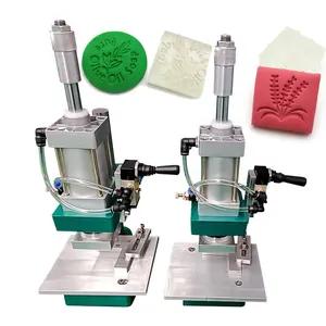 Small Manual Pneumatic Hydraulic Bath Bar Soap Press Stamping Shaping Machine Soap Making Machine for Logo Automatic Bar 11