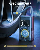 OdenPeak Fanttik X9 Pro 150PSI Air Compressor Compact Portable Electric Bike Pump Jet-Inflate Digital Tire Pressure Gauge Mechanical