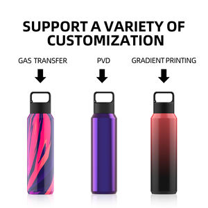 Botella de Agua de Acero Inoxidable de Doble Pared de 20 oz Personalizada, Botellas de Agua con Aislamiento Térmico para Bebidas Carbonatadas, para Mantener Frío - Product Image 4