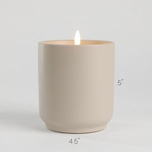 Vente en gros de pots à bougies cylindriques en céramique faits à la main, vides, pour bougies parfumées, faible MOQ, très demandés, pour bougies en cire, pour la maison et Noël - Product Image 2