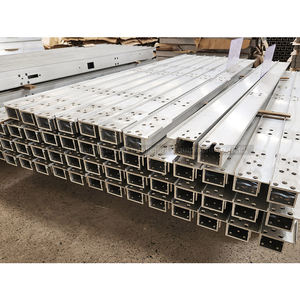 Usine Bifolds V Slot Panneau mural rideau en verre Revêtement de fenêtre T5 T6 <span class=keywords><strong>Profil</strong></span> mural en aluminium <span class=keywords><strong>pour</strong></span> cloison - Product Image 2