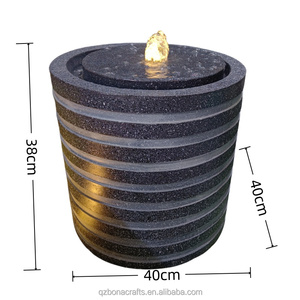 Fontaine à <span class=keywords><strong>boire</strong></span> de jardin de <span class=keywords><strong>cascade</strong></span> de fontaine de résine artificielle de caractéristique d'<span class=keywords><strong>eau</strong></span> d'intérieur luxueuse - Product Image 2