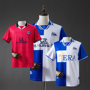 قميص رياضي كلاسيكي جديد عالي الجودة بتصميم مخصص لنادي ألافيس موسم 25/26 طراز 95/96 - Product Image 1