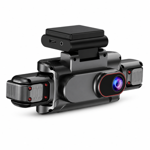 Caméra de tableau de bord de voiture avec enregistrement 4 directions, caméra frontale 1080P, vision nocturne, DVR de voiture - Product Image 1