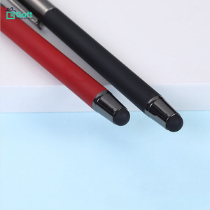 Stylo à bille tactile en métal rouge |   Stylo cadeau couleur bronze |   Logo personnalisé |   Stylo de signature professionnel - Product Image 5