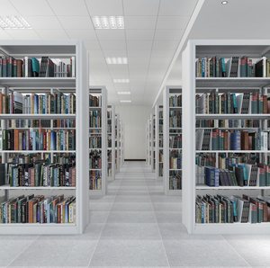 Venta al por mayor de alta calidad de fábrica al por mayor personalización de biblioteca de acero estantería para <span class=keywords><strong>la</strong></span> escuela universitaria/hogar/Librería - Product Image 3