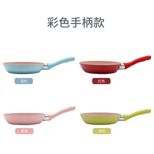 Poêle à frire antiadhésive en pierre de Maifan, en aluminium forgé, revêtement granit, base à induction, pour cuisine, steak de bœuf, Macaron - Product Image 4