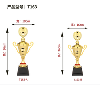 Trophée en métal de la chine, vente en gros, concours, récompenses de championnat, pour le sport