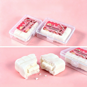 ขนมโดนัทช็อกโกแลตกรุบกรอบรูปสายรุ้งขายดี ทำมือ ลูกมาการอง PVC กรุบกรอบ บรรเทาความเครียด - Product Image 4