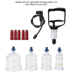 Tradisional obat Cina Hansol tunggal ABS + sebagai bahan antirematik CE bersertifikat vakum bekam 6 ukuran aplikasi tubuh - Product Image 5