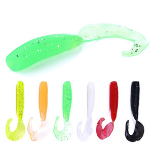 Atacado SO108 10cm 7.7g 5 pçs/saco Iscas De Plástico Macio Artificial Worm Iscas De Pesca - Product Image 1