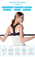 Correcteur de posture Youjie pour homme et femme, réglable, respirant, en nylon et coton, avec soutien dorsal et épaules arrondies, bande fluorescente